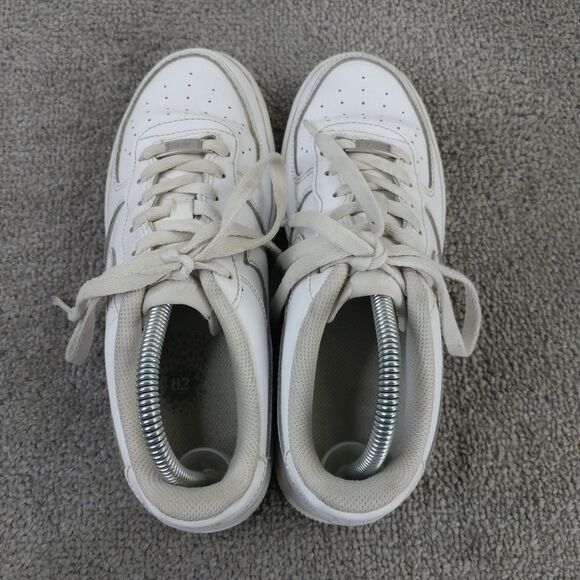 Nike Air Force 1 Low Boys Size 6.5Y Shoes Low Top White Sneakers DH2920-111 - Picture 10 of 13